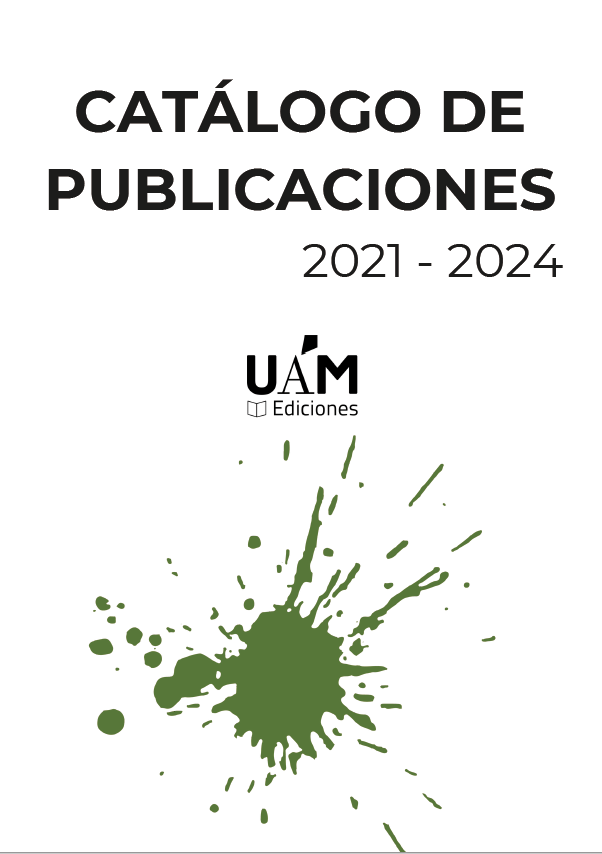 Imagen de la portada del catálogo de novedades 2021-2024 de UAM ediciones